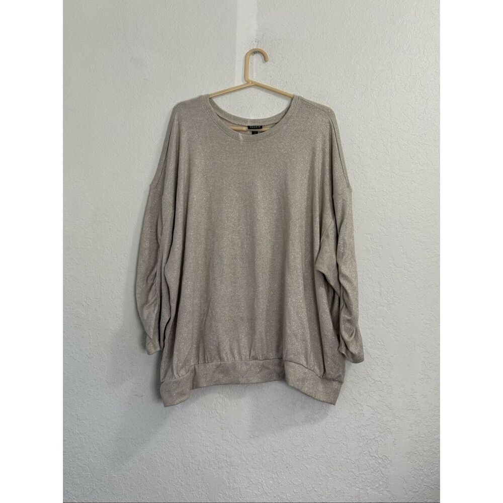 TORRID TOP  KNIT BLOUSE SWEATER 4 4X‎ 4XL glitter sparkle lightweight